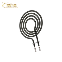 Elementos Calefactores para Horno de Larga Duración y Alta Resistencia, Elementos Calefactores Secos, Calentadores Redondos para Horno, para Equipamiento de Cocina de Hotel