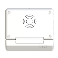 Réveil de voyage pliable 2026 avec chargeur sans fil rapide 10W, horloge noire, écouteurs sans fil DC 5V/2A, 9V/2A