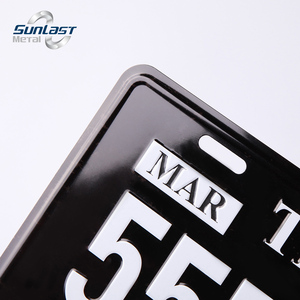 Tùy chỉnh 6 "X12 USA tấm giấy phép trống cho thăng hoa áo trắng xe số tấm Bán Sỉ - Product Image 6