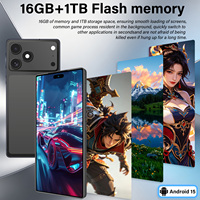 Téléphone débloqué 5G I18 Pro Max, appareil photo 108 millions de pixels, Snapdragon 8 Gen4, Face ID, batterie 8000 mAh, Android