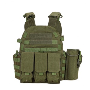 Gilet tactique personnalisable, porte-plaques, équipement tactique multifonctionnel, équipement modulaire de sécurité, gilet tactique en Cordura - Product Image 1