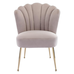 Bán Buôn Vàng Sang Trọng Bắc Âu Giá Rẻ Trong Nhà Đồ Nội Thất Nhà Phòng Nhà Hàng Ăn Da Nhung Hiện Đại Ghế Ăn - Product Image 4