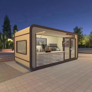 Casa Prefabricada Portátil de Acero con Puerta de Vidrio de Diseño Moderno Personalizable, Mini Casa Móvil Tipo Cápsula Espacial, Cabaña Apple Pod - Product Image 1