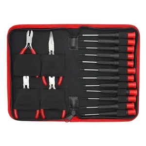 waterproof and convenient 16 piece tool set bag precision screwdriver long nose pliers diagonal pliers toolkit