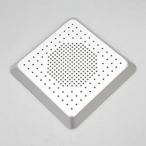 Quadrato in alluminio forato <span class=keywords><strong>teglia</strong></span> per <span class=keywords><strong>Pizza</strong></span> con fori per la cottura del forno, <span class=keywords><strong>Pizza</strong></span> gadget - Product Image 2