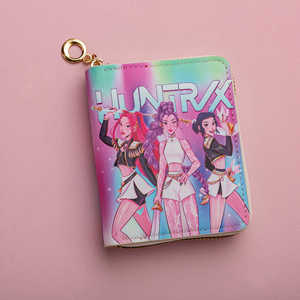 MXM Yeni Kadın Karikatür Cüzdanı Kpop Hunter Grubu Sevimli Öğrenci Bozuk Para Çantası PU Cüzdan - Product Image 6