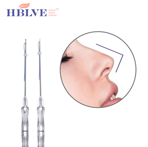 Servicio amigable, <span class=keywords><strong>Hilos</strong></span> Tensores PDO <span class=keywords><strong>para</strong></span> lifting nasal, 19g 60mm Cog 4D Tipo L - Product Image 1