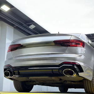 Nuevo Parachoques Trasero de Alta Calidad con Alerón Trasero y Conjunto de Tubos para Audi A4/S4 2017-2019 B9, Actualización al Tipo RS4 - Product Image 5