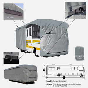 Accessoires automobiles, abri <span class=keywords><strong>de</strong></span> voiture, <span class=keywords><strong>garage</strong></span>, couverture <span class=keywords><strong>de</strong></span> camping-car, abri, couverture complète <span class=keywords><strong>de</strong></span> camping-car avec toit - Product Image 6