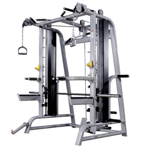 Máquina Smith de Entrenamiento de Fuerza de Grado Comercial, Equipo de Gimnasio, Power Rack para Uso Doméstico y en Gimnasios con Soporte para Pesas de Acero Inoxidable - Product Image 1