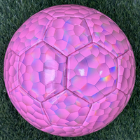 Ballon de football en PU de haute qualité, thermocollé, surface en cuir imprimée au laser, tailles 5 et 4, cousu à la machine, promotions d'entraînement