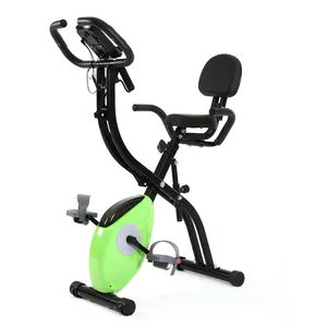 Faltbares Home Magnetic Resistance Fitness Heimtrainer Rückenlehne Fitness Bike Indoor X-Bike mit hoher Qualität