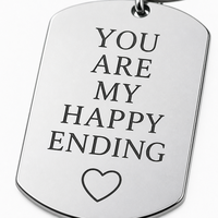 Porte-clés personnalisé en acier inoxydable, pendentif en métal gravé, étiquette vierge pour gravure laser, cadeaux pour elle et lui