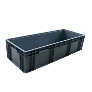 <span class=keywords><strong>Caja</strong></span> de logística de plástico <span class=keywords><strong>industrial</strong></span> con diseño sólido | Solución de almacenamiento estándar europeo para almacenamiento - Product Image 1