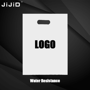 Jijid có thể tái chế nhỏ xử lý Túi mua sắm dễ thương in logo tùy chỉnh chết cắt túi Áo Thun nhựa có tay cầm túi mua sắm bằng nhựa - Product Image 6