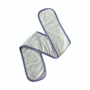 Popok Kain Bayi Lembut, Dapat Dicuci, Daya Serap Tinggi, 6 Lapis Serat Bambu, Kapas Rami, Tencel, Sisipan Popok Prefold - Product Image 1