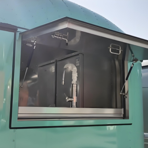 Remolque para Venta de Hot Dogs con Vaporera y Barra de Ingredientes de Autoservicio para Servicio de Comida en Esquinas de Calle y Días de Partidos de Béisbol - Product Image 1