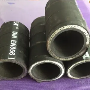 Tubo idraulico in gomma rivestito con treccia metallica per tubo flessibile dell'acqua ad alta pressione più resistente all'usura