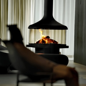 Cheminée à <span class=keywords><strong>bois</strong></span> de style américain avec effet de flamme réaliste pour la maison, le salon, l'hôtel, chauffage décoratif - Product Image 3