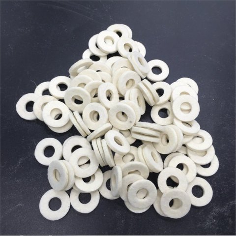 Manufacturer Industrial Felt Pad Mechanical Oil Absorption Felt Strip Shaped Wool Felt Washer Abrasion-Resistant Self-Adhesive