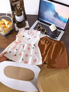 Conjunto <span class=keywords><strong>de</strong></span> Verano <span class=keywords><strong>de</strong></span> Dos Piezas para Niñas, Estilo Europeo Americano, Camiseta con Estampado <span class=keywords><strong>de</strong></span> Mariposas y Pantalones Cortos <span class=keywords><strong>de</strong></span> Fibra <span class=keywords><strong>de</strong></span> Poliéster, <span class=keywords><strong>Ropa</strong></span> para Niñas <span class=keywords><strong>al</strong></span> <span class=keywords><strong>por</strong></span> <span class=keywords><strong>Mayor</strong></span> - Product Image 2