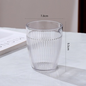 Prix usine gobelets en verre à eau pour boire tasse de jus tasses à whisky colorées gravées pour Restaurant hôtel - Product Image 3