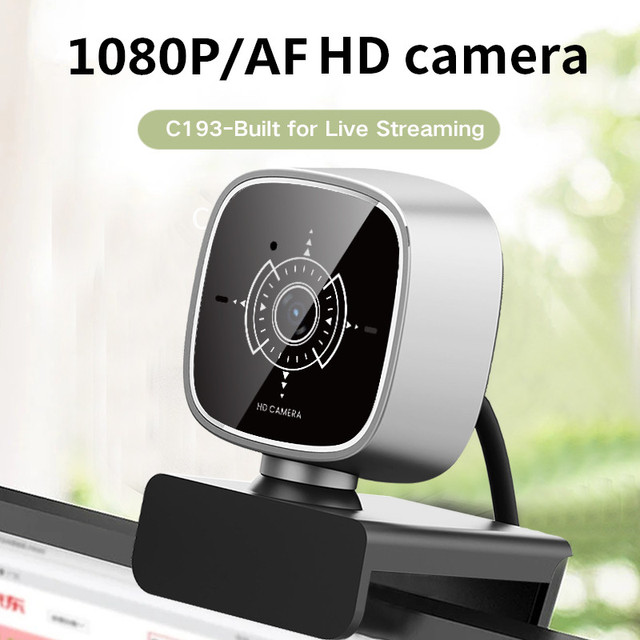 1920*1080 Fufan Web Cam Camera Full HD 60fps Webcam Automatically Focus 1080P 360 View Camera With Microphone for PC