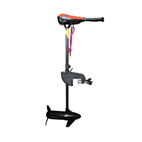 Moteur hors-bord électrique pour bateau marin, propulseur 24V, petit arbre court, état neuf, support de montage pour moteur de pêche à la traîne