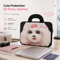 Sac personnalisé à poignée pour ordinateur portable, étui de protection pour ordinateur, étui souple de transport pour tablette en néoprène