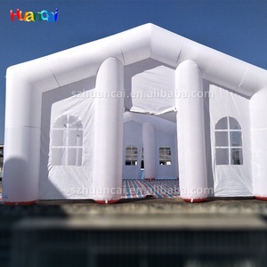 Cabine de pulvérisation gonflable portable extérieure de 8*4*3m Tente de lavage de <span class=keywords><strong>garage</strong></span> de voiture gonflable personnalisée - Product Image 4