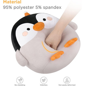 Peluches de Pingüino Kawaii, Juguetes de Peluche Suaves y Gruesos con Forma Cilíndrica, Almohada Súper Suave que Brilla en la Oscuridad, Peluche para Abrazar, Animales de Peluche al por Mayor - Product Image 2