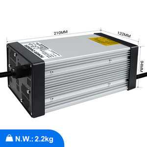58.4V 15A LifePO4电池充电器，适用于16S 48V LifePO4电池组充电器OTP OVP电动工具 - Product Image 2