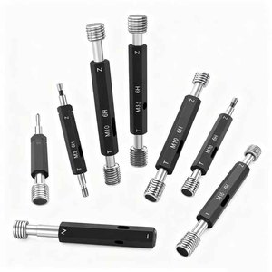 Set Calibri a Vite Metrici in Acciaio ad Alta Precisione 0.01 Go No Go Filettatura Nuovo Design per Misurazioni di Precisdi Cr15 - Product Image 2