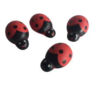 Small Wooden ladybug accessories decoration