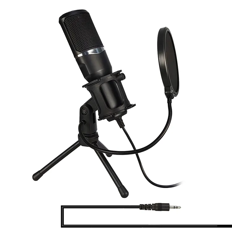 Microphone universel pour Gaming, 3.5mm, de haute qualité, pour Podcast, chat, vidéos YouTube, Streaming, livraison gratuite