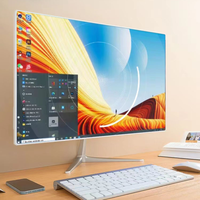 PC Todo en Uno para Juegos, Bajo Precio, Pantalla LCD de 24 Pulgadas, Intel Core I5, Windows 10, 4GB DDR3, Mini Computadora para la Escuela