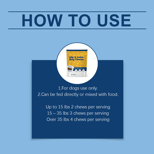 Golosinas Masticables para Perros con Colágeno Tipo II, Curcumina y Omega 3 para la Salud Diaria de las Articulaciones, Marca Privada, 50 Unidades, Suministro Directo de Fábrica - Product Image 4