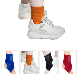 Gaine de support de cheville élastique pour le sport, élastique, OEM, noir et jaune, sangle enveloppant, stabilisateur, pour soulager la douleur du <span class=keywords><strong>pied</strong></span>, 1 pièce - Product Image 6