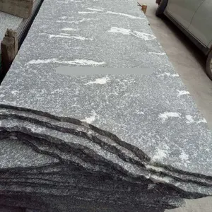 Cina Melalui Lactea Hitam Granit Countertops Dapur