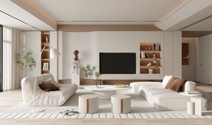 Tùy chỉnh nhúng TV tường hệ thống với tủ trưng bày cho phòng khách phương tiện truyền thông đơn vị-phòng khách tùy biến giải pháp - Product Image 6