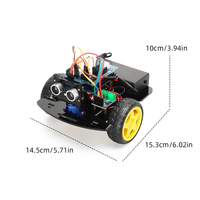 Kit de iniciación de robótica 2WD de fábrica, Kit educativo de Robótica con WiFi, fuente abierta, ESP-12E, IDE, programación inteligente, Robot de coche, Kit de Robot de código, ESP8266