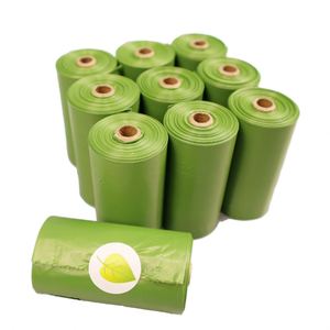Sac poubelle biodégradable compostable personnalisable avec logo, sac poubelle dégradable, sac poubelle compostable imprimé sur mesure en PLA - Product Image 2