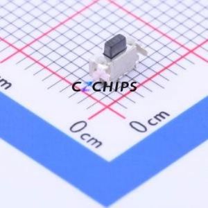 1TS003A-2500-3500A-CT Tactile Switch SMD,2x4mm Switch Single Pole Single Throw Rectangle Button 2.5N Horizontal Mount - Product Image 1