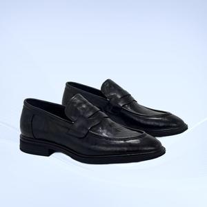 Chaussures de conduite tendance pour hommes 2025, chaussures en cuir souple à enfiler, semelle souple, chaussures en cuir décontractées pour affaires - Product Image 6