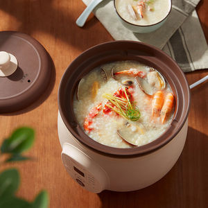 Olla de cocción lenta eléctrica de cerámica Little Bear de 2-3L, automática, multifunción, para sopa y polvo de arroz, para uso doméstico. - Product Image 2