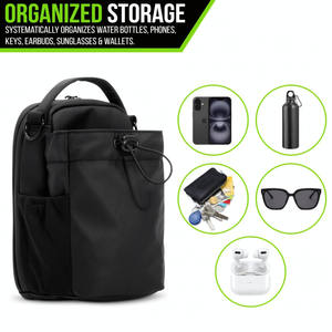 Bolsa de Gimnasio Magnética Personalizada, Bolsa Deportiva de Viaje para Hombre y Mujer, Bolsa Bandolera Magnética Pequeña con Porta Botella de Agua - Product Image 4