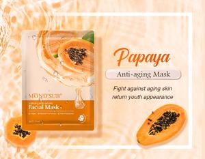 <span class=keywords><strong>Mascarilla</strong></span> Facial Vegana MOND'SUB, <span class=keywords><strong>Mascarilla</strong></span> Facial Antienvejecimiento Natural <span class=keywords><strong>de</strong></span> Papaya - Product Image 1