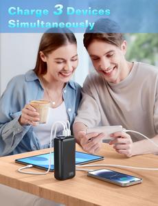 מפעל מותאם אישית קיבולת גבוהה 50000mah אולטרה דק חשמל נייד pd 22.5w טעינה מהירה עם סוג c מיקרו <span class=keywords><strong>usb</strong></span> עבור טלפון סלולרי - Product Image 3