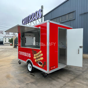Camión de Comida Móvil Totalmente Equipado, Remolque Tipo Caravana Rápida, Carrito de Bar, para Helados y Pollo Asado - Product Image 2