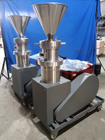 Machine commerciale automatique électrique en acier inoxydable pour la fabrication de pâte de sésame, de beurre d'amande, de beurre de noix de cajou et de beurre de cacahuète (type moulin colloïdal)